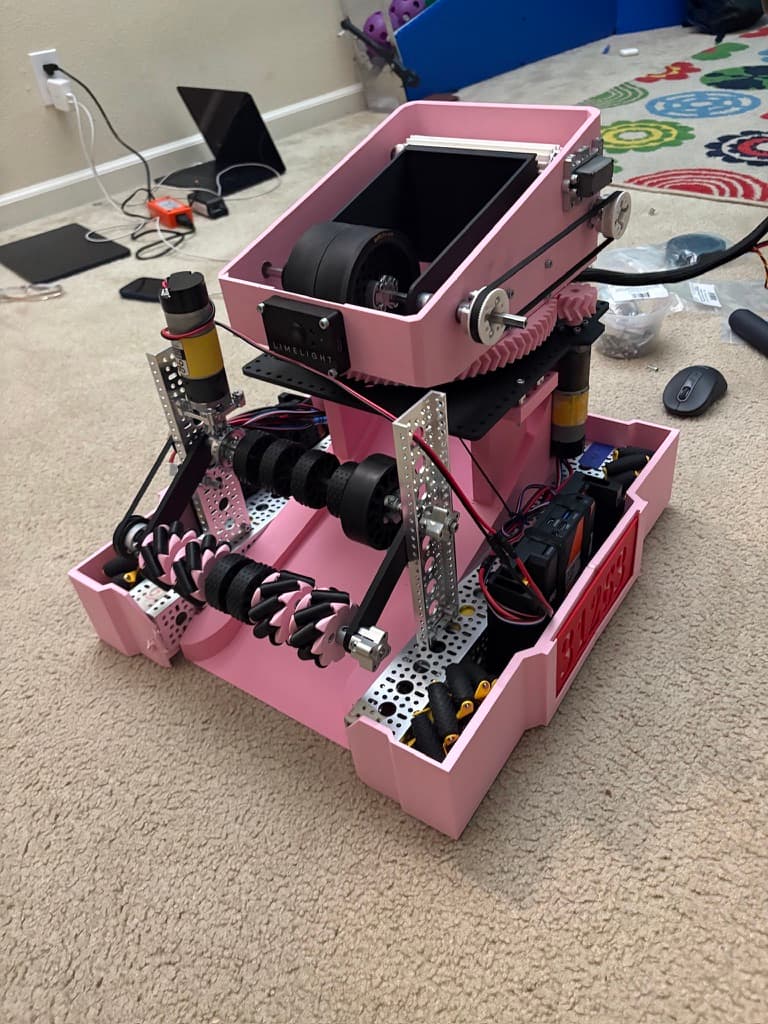 Another FTC robot image showing design iteration and mechanical structure