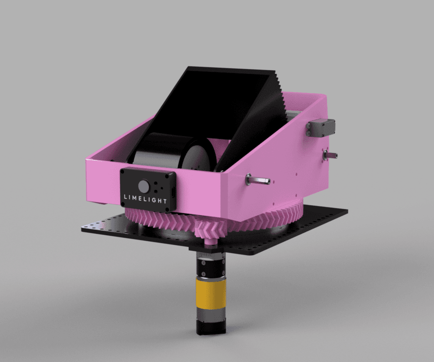 Rendered FTC turret visual highlighting the robot's upper assembly
